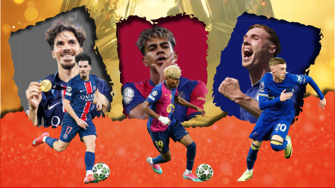  5 ứng cử viên cho Quả Bóng Vàng 2025: Cole Palmer có vượt qua Vitinha và Yamal?